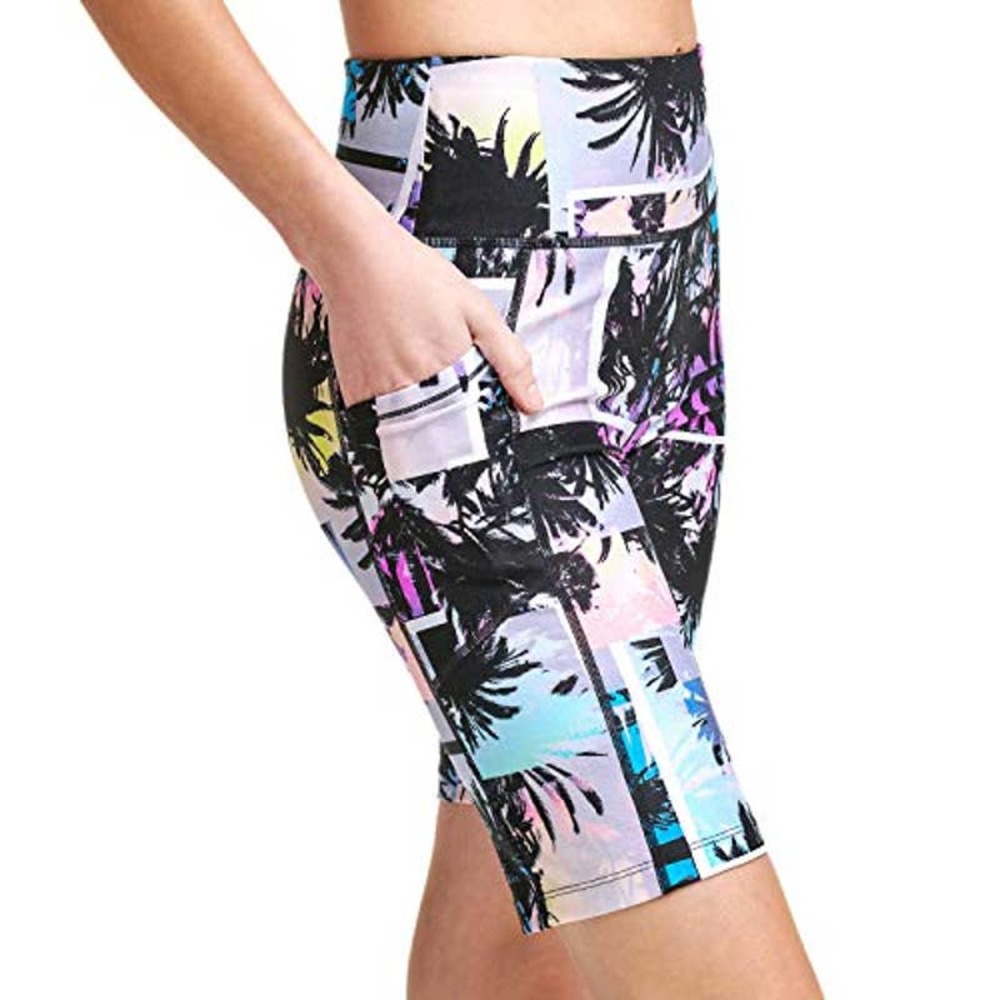 Calvin Klein Women's Performance Bike Short OTO Colorful Graphic Size Small